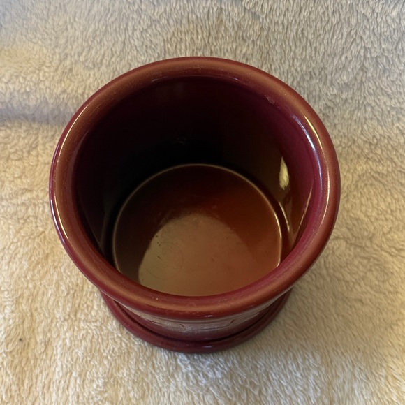 NEW! Longaberger Pottery Woven Traditions 1 Pint Ceramic Salt Crock with Lid - Picture 2 of 4